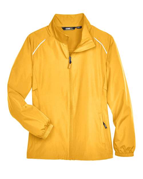 Women's Techno Lite Motivate Unlined Lightweight Jacket - Campus Gold Front