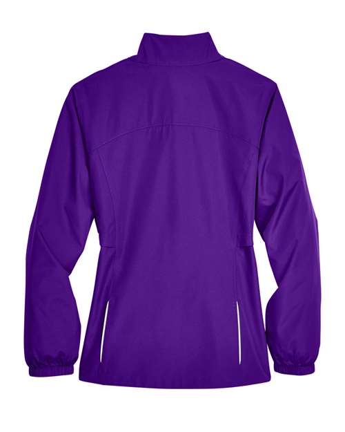 Women's Techno Lite Motivate Unlined Lightweight Jacket - Campus Purple Back