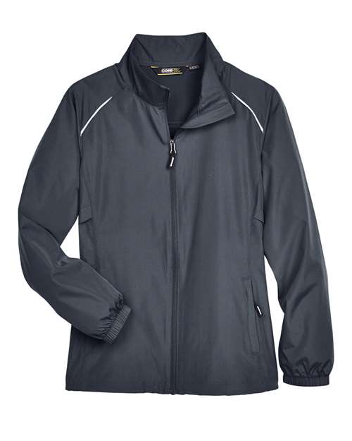 Women's Techno Lite Motivate Unlined Lightweight Jacket - Carbon Front