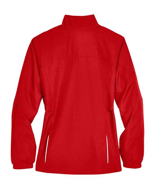 Women's Techno Lite Motivate Unlined Lightweight Jacket - Classic Red Back