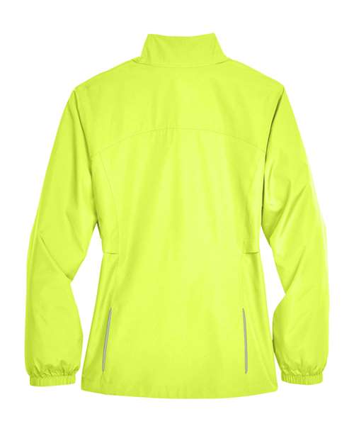 Women's Techno Lite Motivate Unlined Lightweight Jacket - Safety Yellow Back