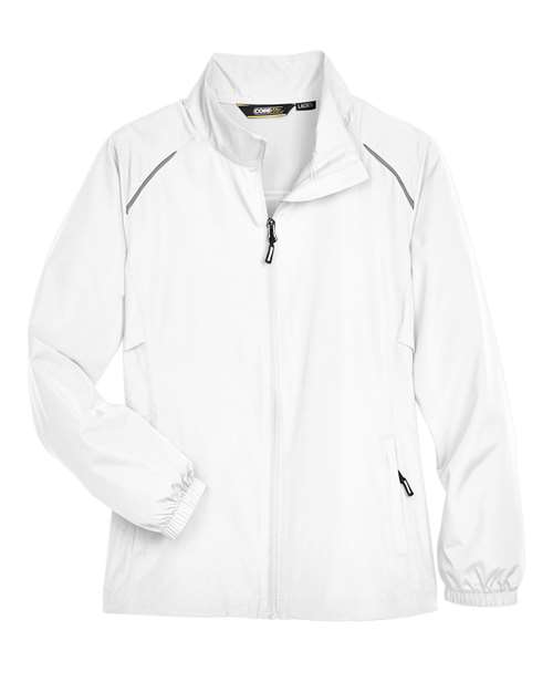 Women's Techno Lite Motivate Unlined Lightweight Jacket - White Front