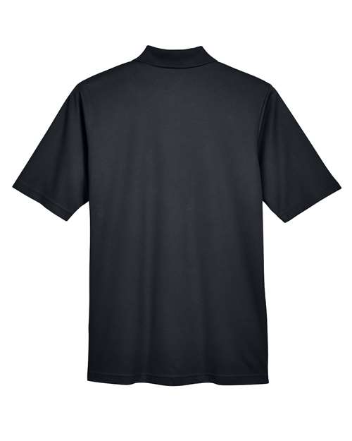 Men's Origin Performance Piqué Polo with Pocket - Black Back