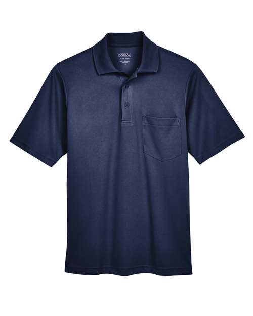 Men's Origin Performance Piqué Polo with Pocket - Classic Navy Front