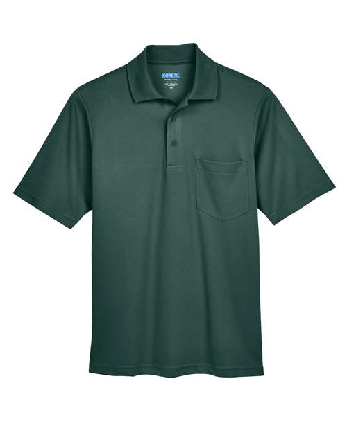 Men's Origin Performance Piqué Polo with Pocket - Forest Front