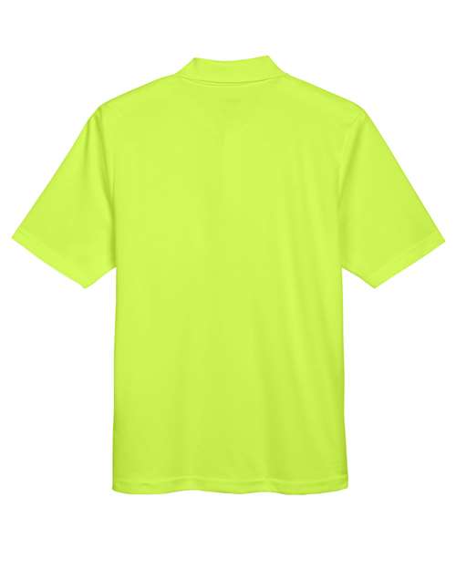 Men's Origin Performance Piqué Polo with Pocket - Safety Yellow Back