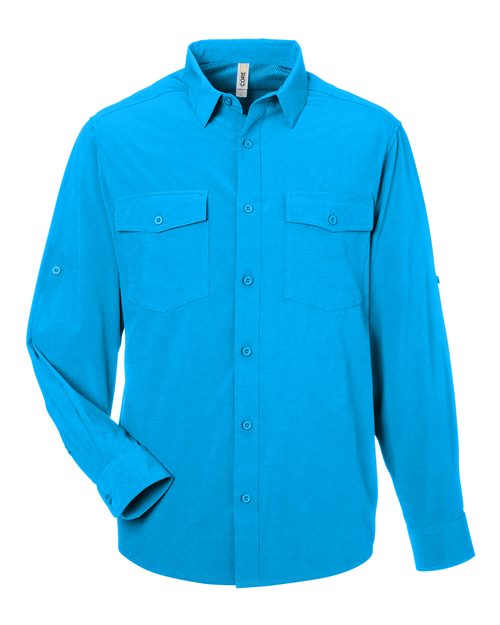 Men's Ultra UVP® Marina Shirt - Electric Blue Front