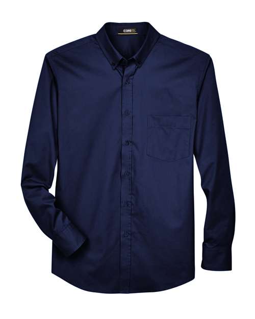 Men's Operate Twill Dress Shirt - Classic Navy Front
