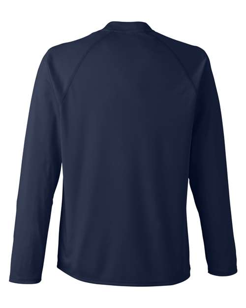 Unisex Ultra UVP™ Marina Raglan Long Sleeve T-Shirt - Classic Navy Back
