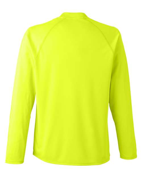 Unisex Ultra UVP™ Marina Raglan Long Sleeve T-Shirt - Safety Yellow Back