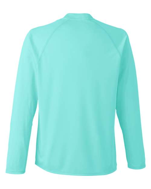 Unisex Ultra UVP™ Marina Raglan Long Sleeve T-Shirt - Sea Glass Back