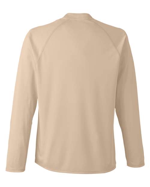 Unisex Ultra UVP™ Marina Raglan Long Sleeve T-Shirt - Stone Back