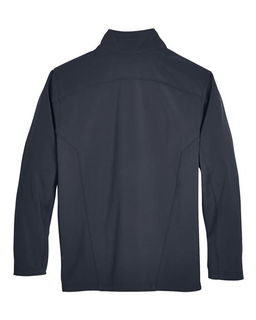 Men's Cruise Two-Layer Fleece Bonded Soft Shell Jacket - Carbon Back