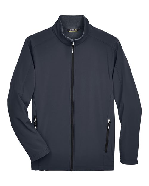 Men's Cruise Two-Layer Fleece Bonded Soft Shell Jacket - Carbon Front