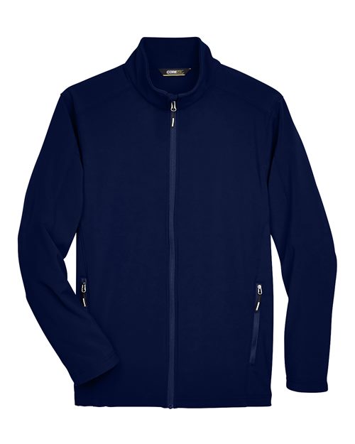 Men's Cruise Two-Layer Fleece Bonded Soft Shell Jacket - Classic Navy Front