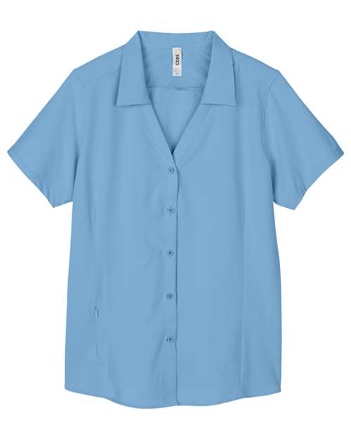 Women's Ultra UVP® Marina Shirt - Columbia Blue Front