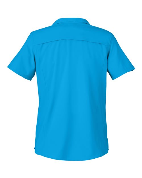 Women's Ultra UVP® Marina Shirt - Electric Blue Back