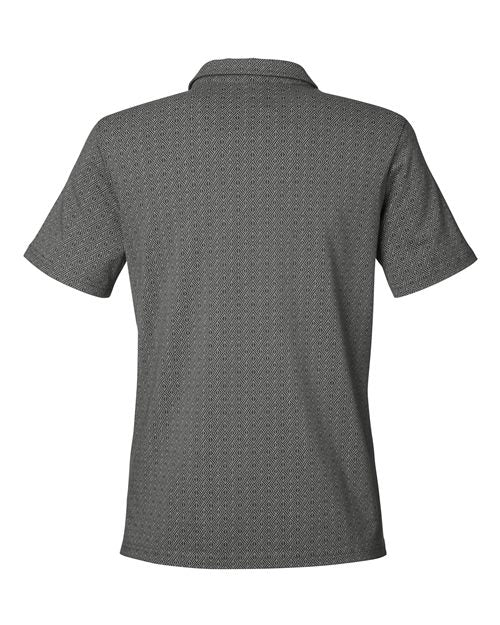 Women's Crownlux Performance® Geo Polo - Graphite/ Silver Back
