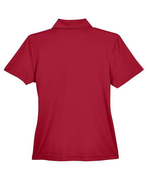 Women's Origin Performance Piqué Polo with Pocket - Classic Red Back