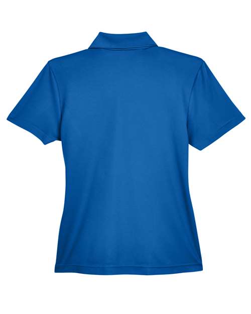 Women's Origin Performance Piqué Polo with Pocket - True Royal Back