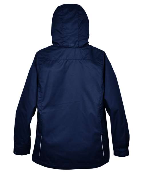 Women's 3-in-1 Jacket with Fleece Liner - Classic Navy Back