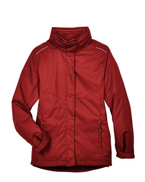Women's 3-in-1 Jacket with Fleece Liner - Classic Red Front