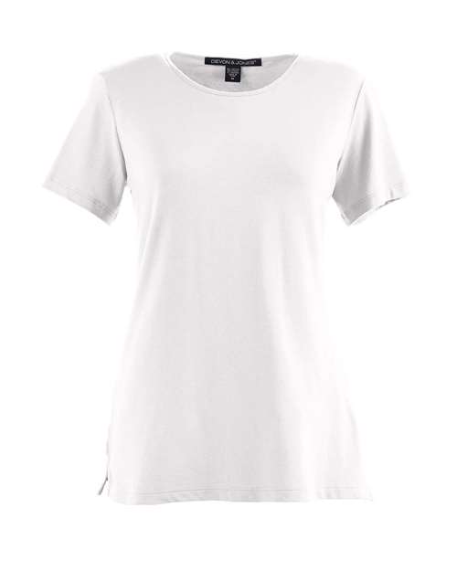 Women's Perfect Fit™ Shell T-Shirt - White Front