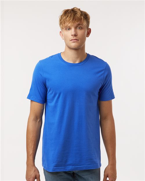 Combed Cotton T-Shirt - Brown Front