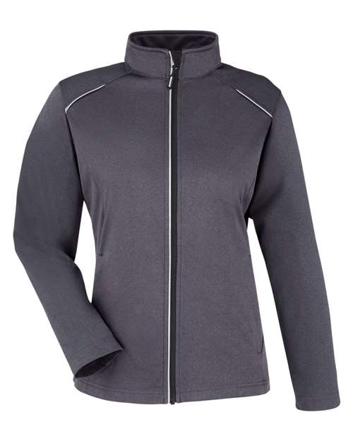 Women's Techno Lite Three-Layer Knit Tech-Shell - Carbon Heather Front