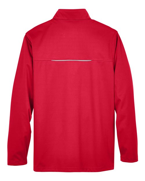 Men's Techno Lite Three-Layer Knit Tech-Shell - Classic Red Back