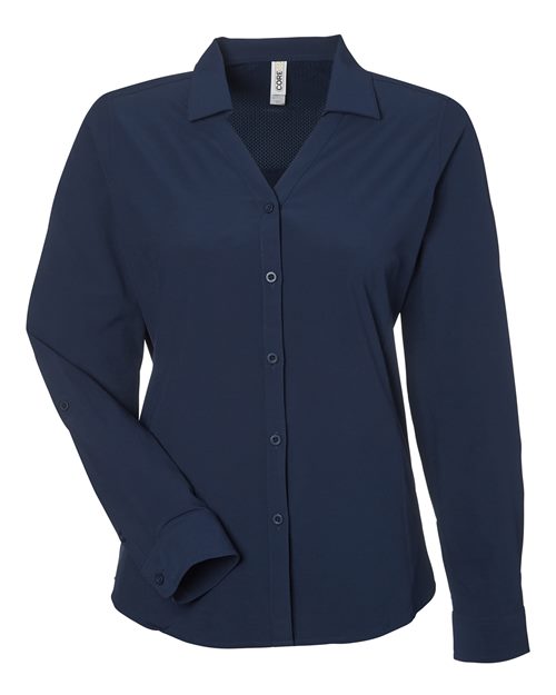 Women's Ultra UVP® Marina Shirt - Classic Navy Front