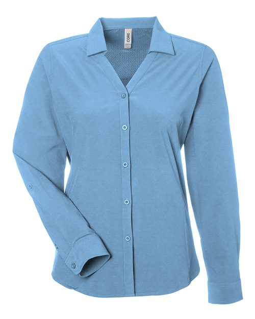 Women's Ultra UVP® Marina Shirt - Columbia Blue Front