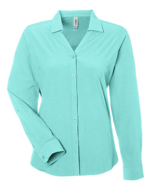 Women's Ultra UVP® Marina Shirt - Sea Glass Front