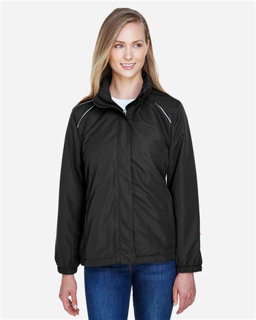 CORE365 Women's Profile Fleece-Lined All-Season Jacket - Model Front