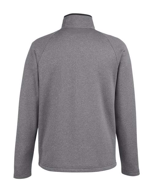 Men's Venture Heathered Stripe Full-Zip Jacket - Black/ White Back