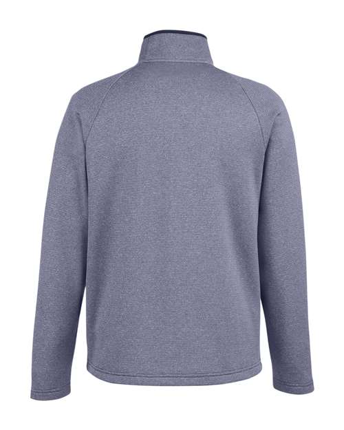 Men's Venture Heathered Stripe Full-Zip Jacket - Classic Navy/ White Back
