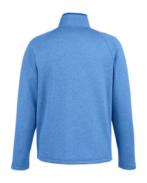 Men's Venture Heathered Stripe Full-Zip Jacket - True Royal/ White Back