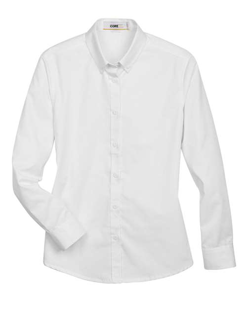 Women's Operate Twill Shirt - White Front