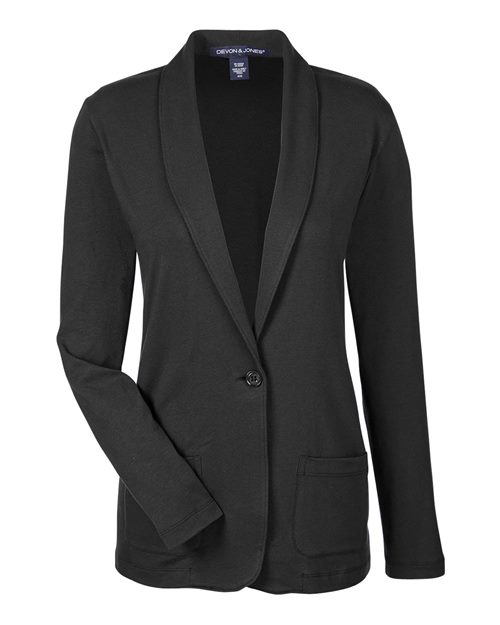 Women's Perfect Fit™ Shawl Collar Cardigan - Black Front