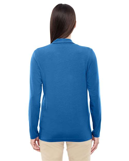 Women's Perfect Fit™ Shawl Collar Cardigan - French Blue Back