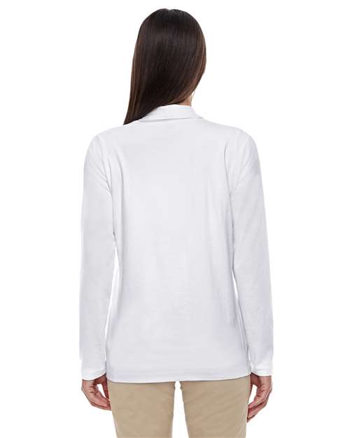 Women's Perfect Fit™ Shawl Collar Cardigan - White Back