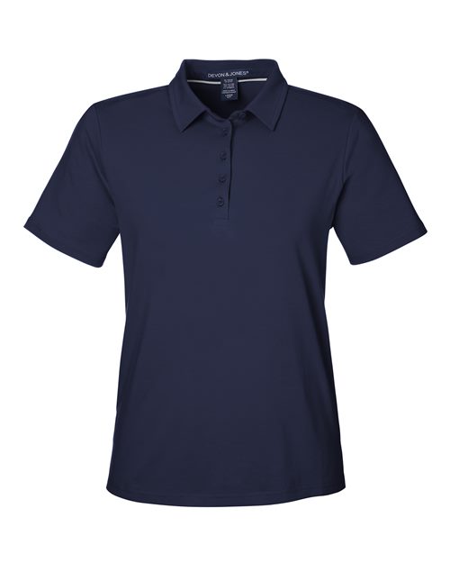Women's Raleigh Stretch Polo - Navy Front