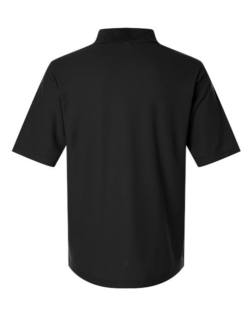 Men's Tall Resolve CVC Performance Pique Polo - Black Back