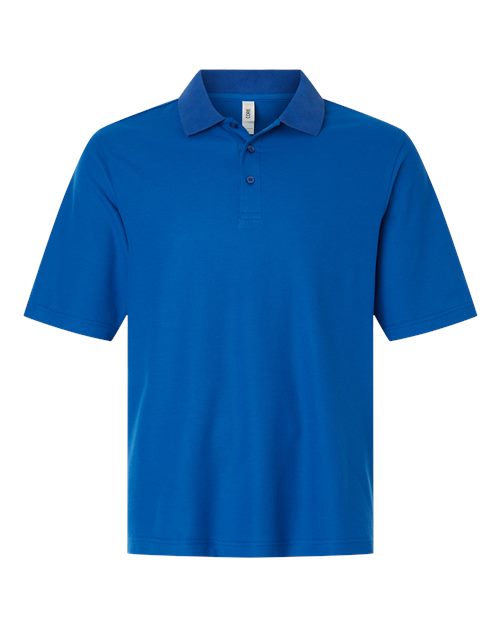 Men's Tall Resolve CVC Performance Pique Polo - True Royal Front