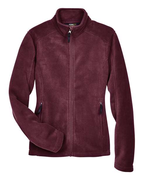 Women's Journey Fleece Jacket - Burgundy Front