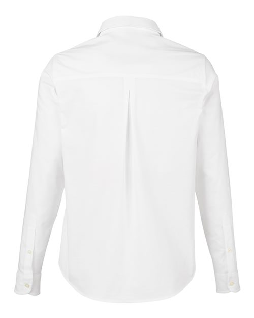 Women's CrownLux Performance® Spencer Poplin Dress Shirt - White Back