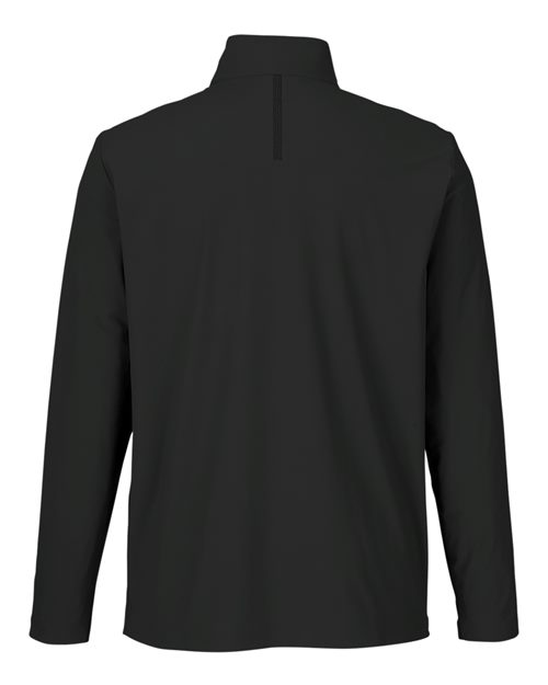 Men's CrownLux Performance® Windsor Welded Quarter-Zip Pullover - Black Back