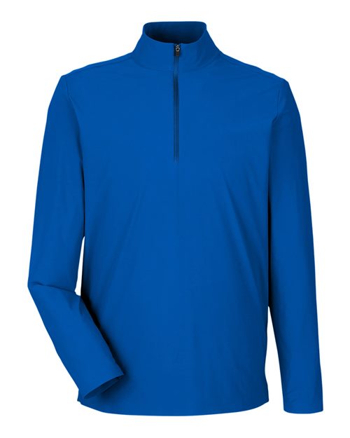 Men's CrownLux Performance® Windsor Welded Quarter-Zip Pullover - French Blue Front