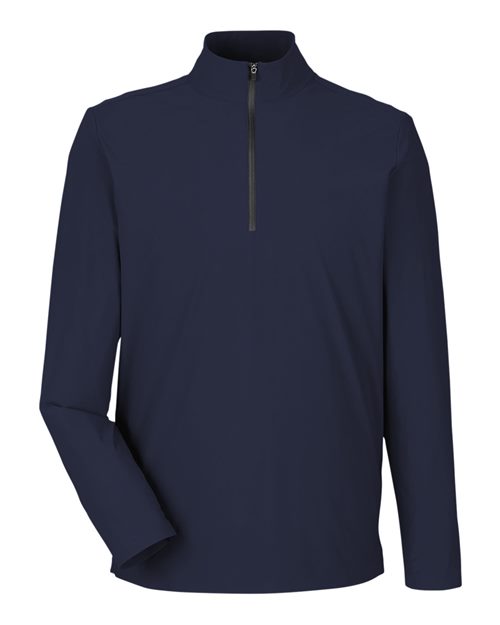 Men's CrownLux Performance® Windsor Welded Quarter-Zip Pullover - Navy Front
