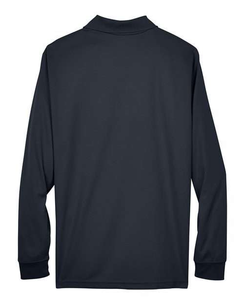 Men's Tall Pinnacle Performance Long Sleeve Piqué Polo - Carbon Back